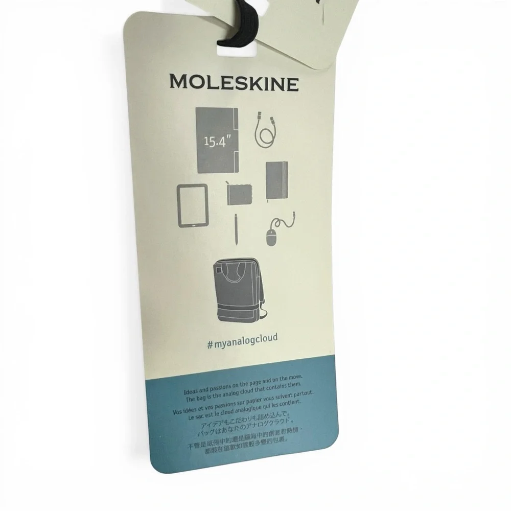 Moleskine ID Vertical 15 Device Bag -Black- Slimline bag fits a 15